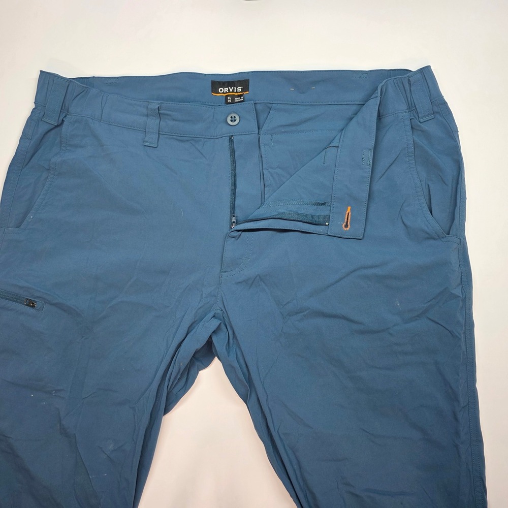 Orvis Mens XL 30 Blue Outdoor Performance Stretch Hiking Pants 291231